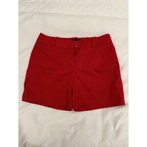 Talbots Womens Size 4 Shorts Chinos Pockets Red Bermuda Great Condition